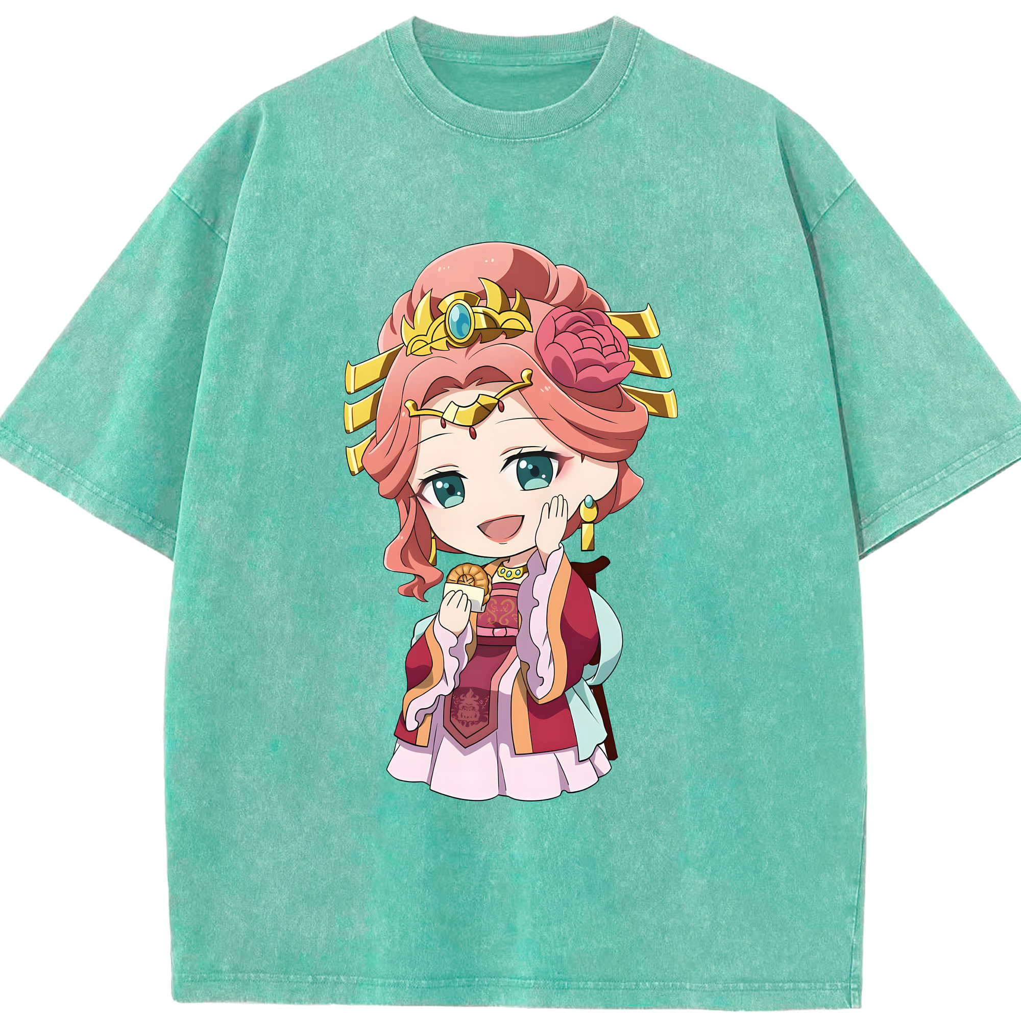 （画像用） 薬屋のひとりごと The Apothecary Diaries 綿100% ヴィンテージ風 半袖Tシャツ（フロントプリント）